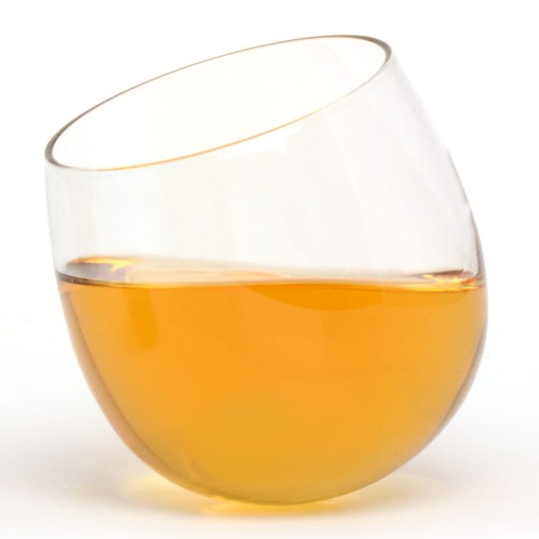 Round Based Whisky Rocker Glass Filled with Whisky/Whiskey