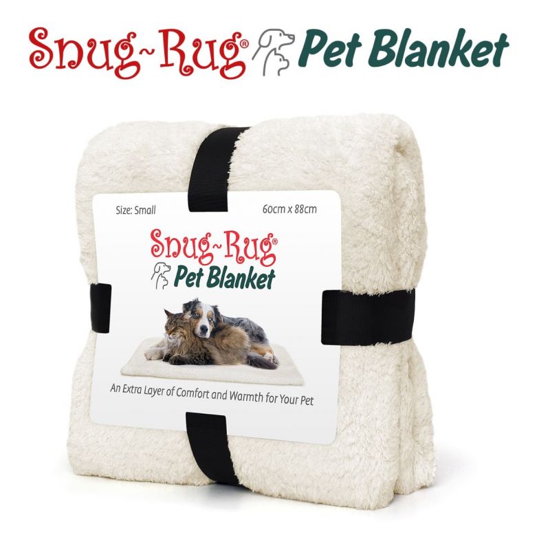 Snug-Rug Pet Blanket 88 x 60cm (Small) Cream