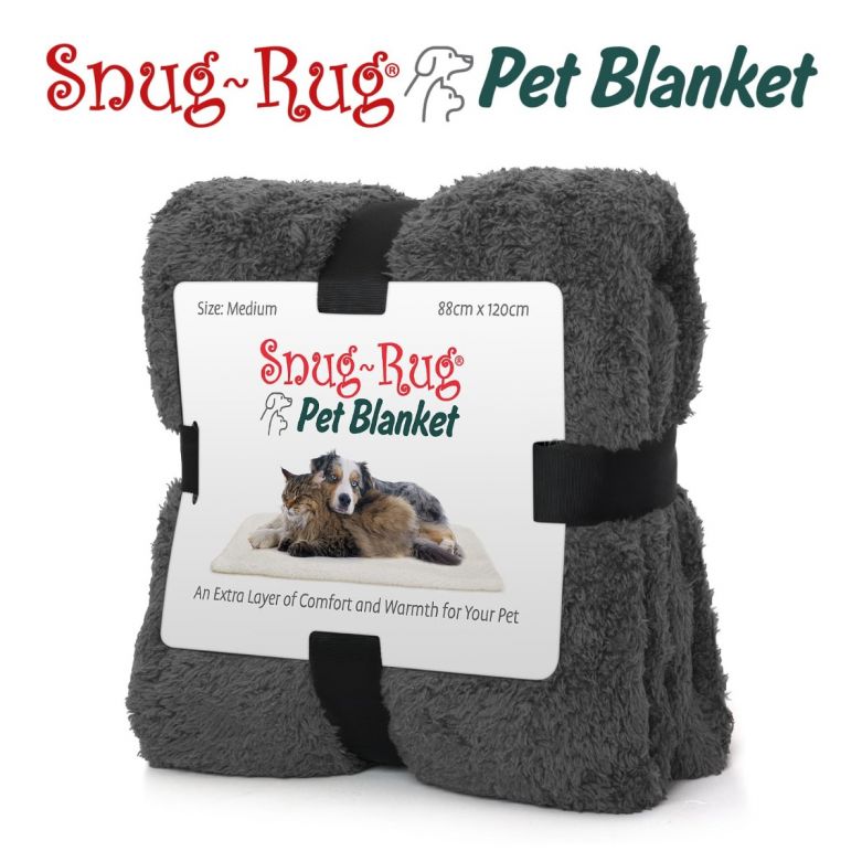 Snug Rug Pet Blanket 120 x 88cm (Medium) Slate Grey