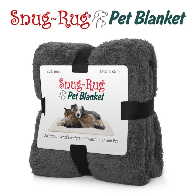 Snug-Rug Pet Blanket 88 x 60cm (Small) Slate Grey