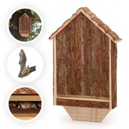 Wooden Bat House Shelter