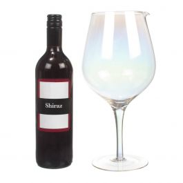 Jumbo Wine Glass Decanter XL (1.8 Litre) Lustre Finish