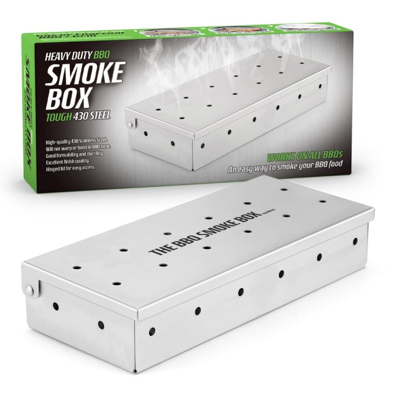 Bar Amigos Heavy Duty Steel BBQ Wood Chip Smoke Box