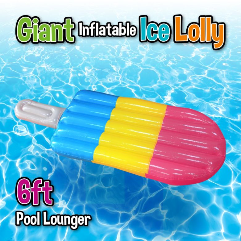Giant Inflatable Ice Lolly Lounger (6ft)