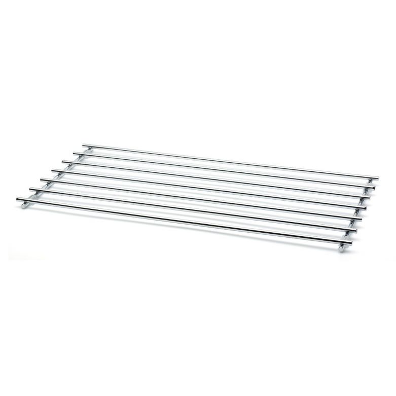 Large Chrome Metal Trivet (50 x 24cm)