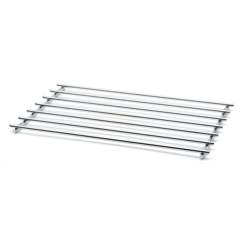 Medium Chrome Metal Trivet (40 x 24cm)
