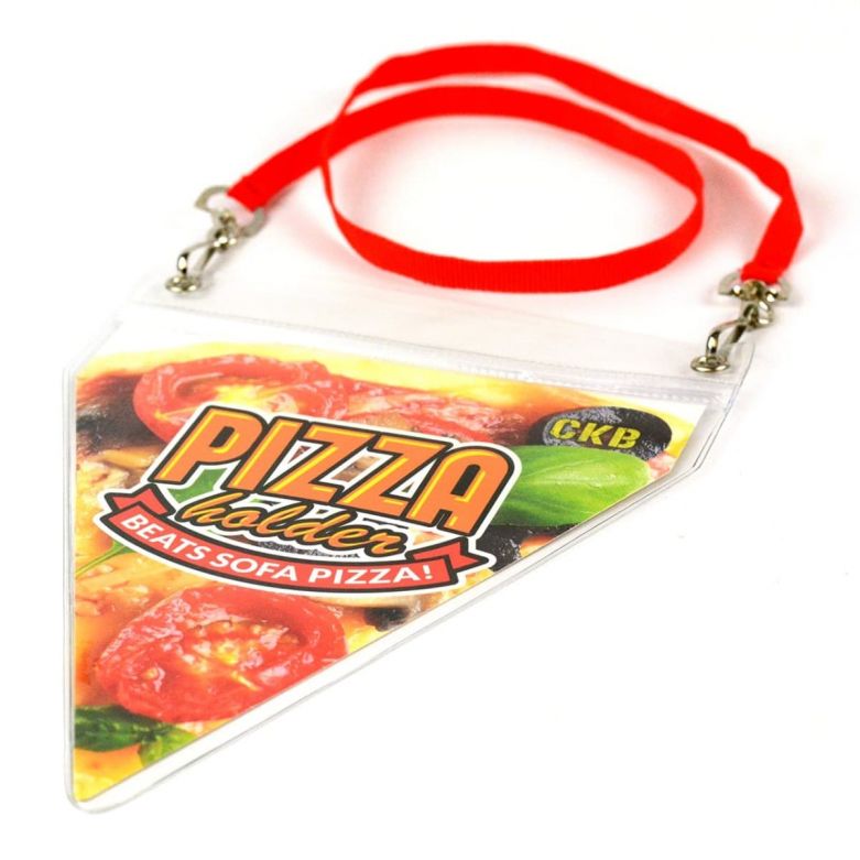 Novelty Pizza Pouch & Lanyard