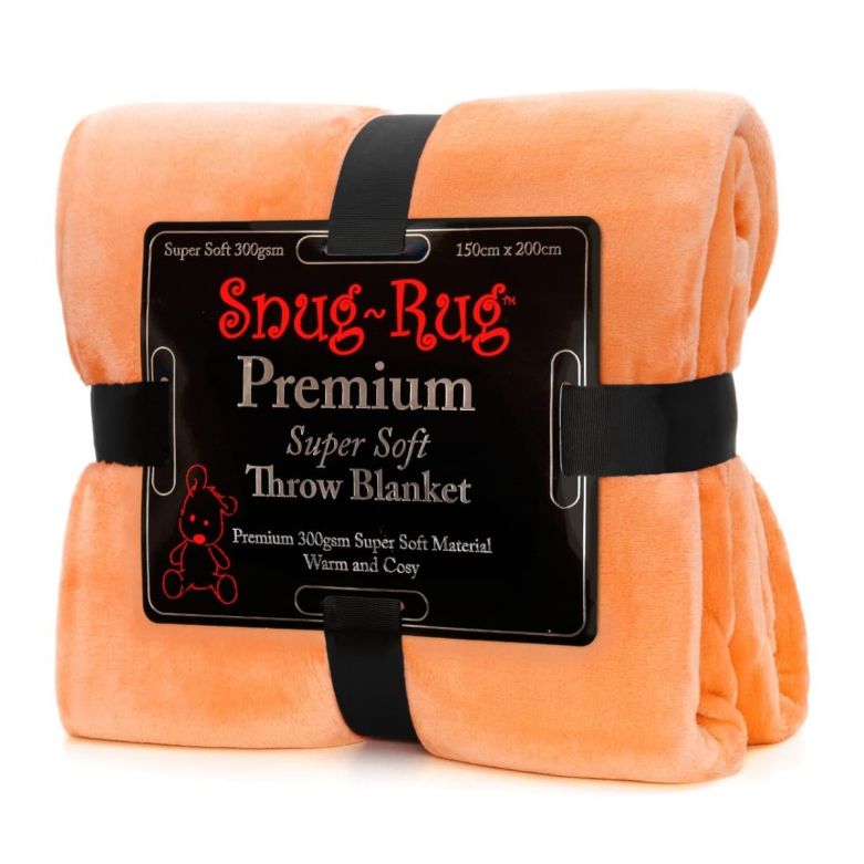 Snug-Rug Premium Throw Blanket (Mandarin)