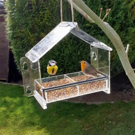 Frequent Flyer Clear Bird Feeder