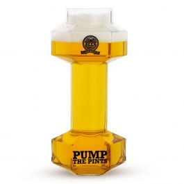 Beer O'clock Dumbbell Beer Glass (650ml)