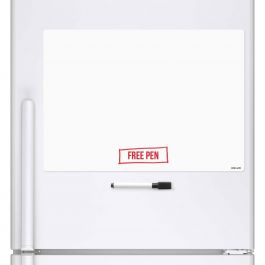 Blank Memo Whiteboard & Dry Wipe Pen (A3 Magnetic Fridge Board)