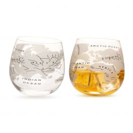 Globe Rocker Glasses (320ml) (Set of 2)