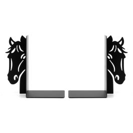 Set of 2 Metal Bookends - Horse V2