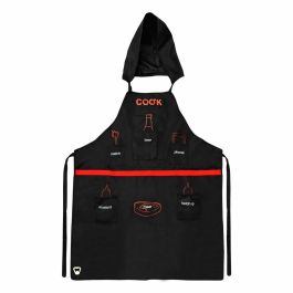 The MAN Apron - Ultimate BBQ Chef's Accessory | Fire-Retardant Fabric, Multiple Pockets, BBQ Tool Rail, Bottle Opener, Detachable Hood | Perfect Gift for Grill Enthusiasts