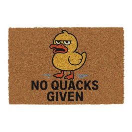 No Quacks Given Duck Novelty Doormat 60 x 40cm
