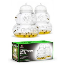 Wasp / Hornet Traps (Pack of 2) Outdoor Honey Pot Catchers
