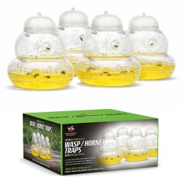 Wasp / Hornet Traps (Pack of 4) Outdoor Honey Pot Catchers