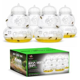 Wasp / Hornet Traps (Pack of 4) Outdoor Honey Pot Catchers