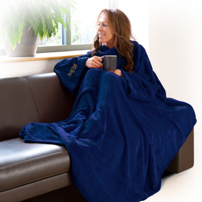Snug blanket with sleeves best sale
