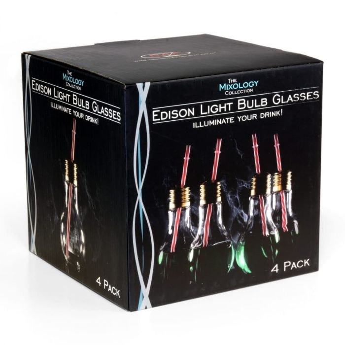 Light Bulb Drinking Glasses