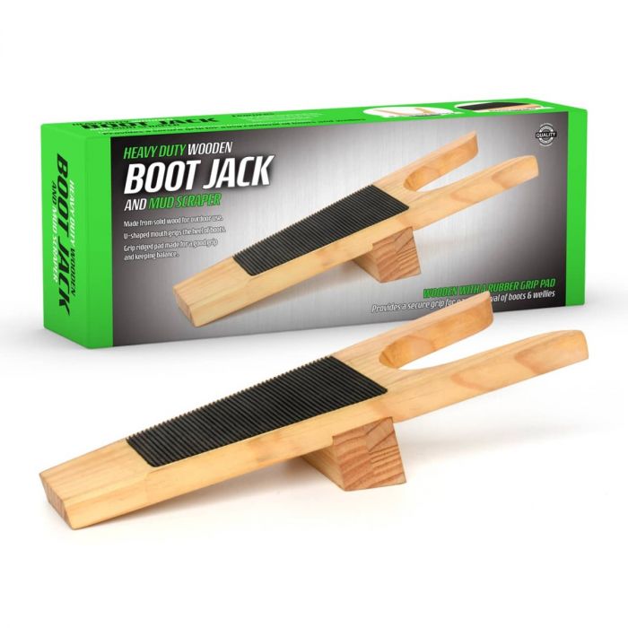 Heavy Duty Wooden Boot Jack Remover and Mud Scraper Gifts Tomorrow